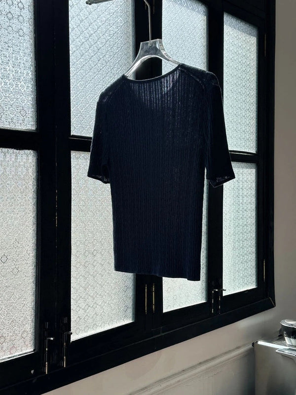 LP SHORT-SLEEVE KNIT TOP STYLE 34