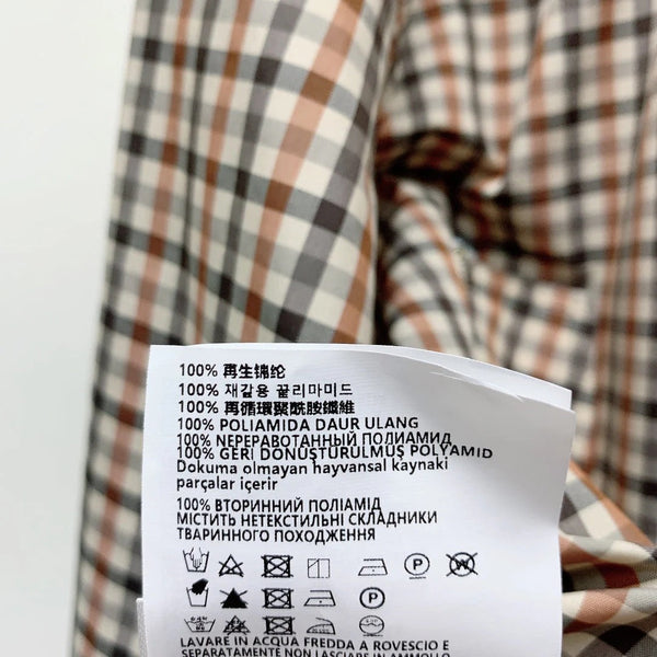 MIUMIU PLAID HOODED JACKET 228063