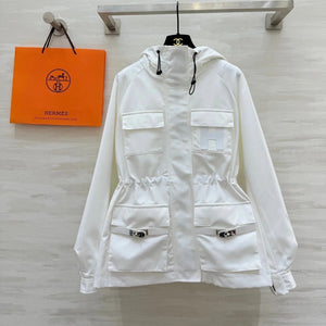 HERMES 25S HOODED JACKET 073
