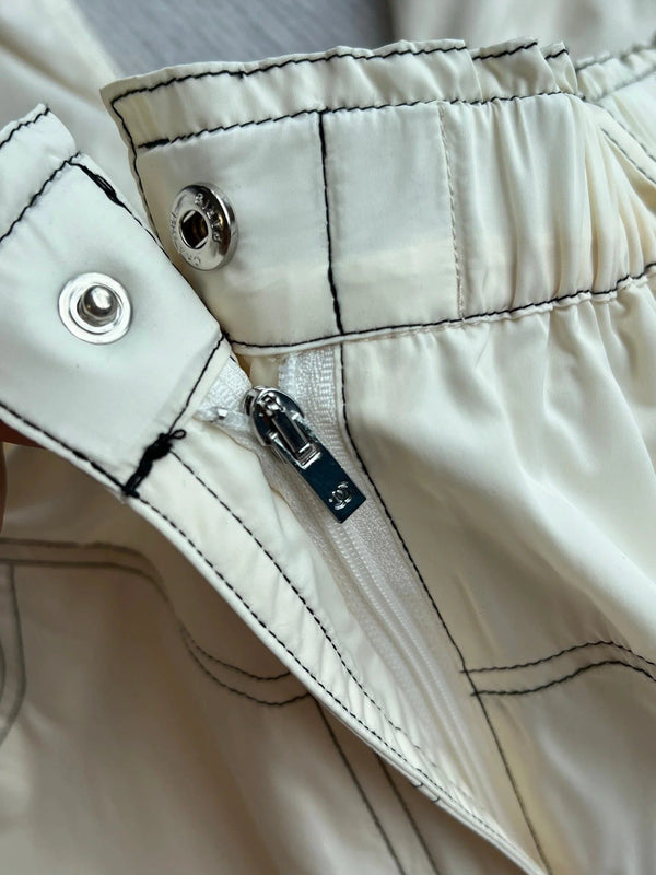 CHANEL BEIGE CASUAL PANTS 269664