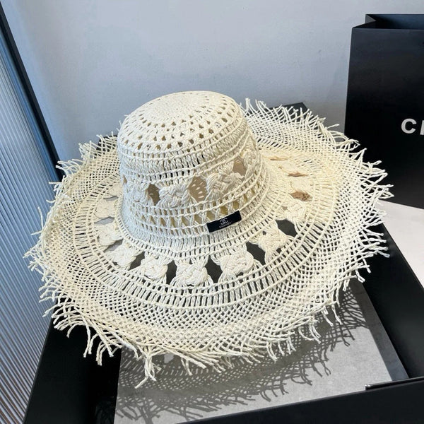 BOHEMIAN SUN HAT WHITE 673919