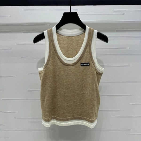 MIUMIU SLEEVELESS TOP 269402