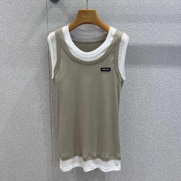 MIUMIU SLEEVELESS TOP 268911