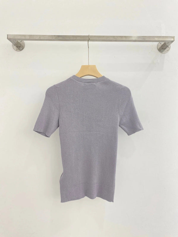 PRADA SHORT-SLEEVE KNIT SWEATER STYLE 194