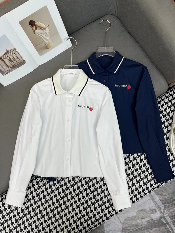 MIUMIU LONG-SLEEVE SHIRT 214505