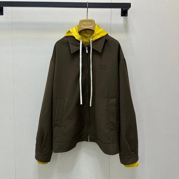 MIUMIU HOODED BLAZER STYLE 55