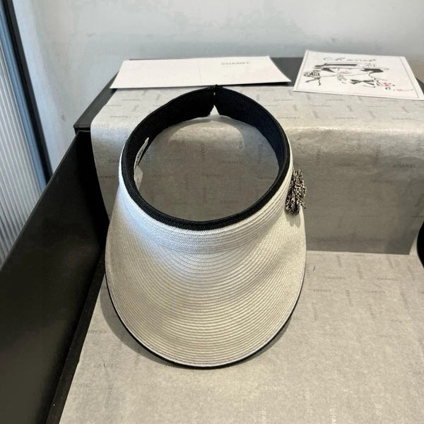 CC SUN HAT MODEM WHITE WITH FLOWER 673933