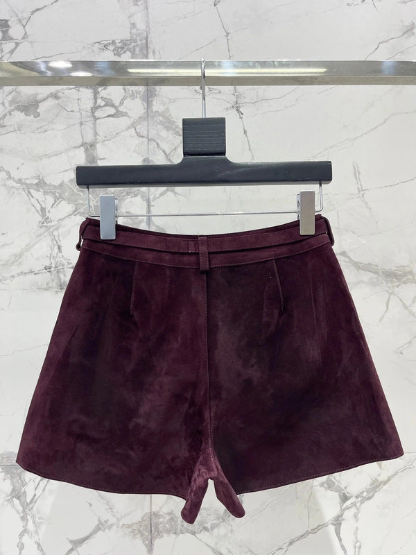 HERMES 25S SHEEPSKIN SHORTS 176