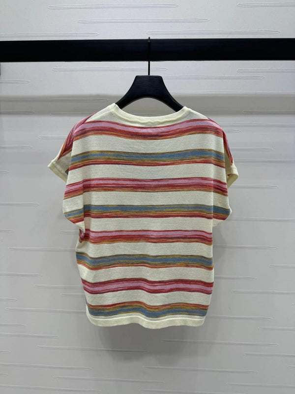 MAGLIONE IN MAGLIA CON MANICHE A VOLANTE MIU 25S 264146