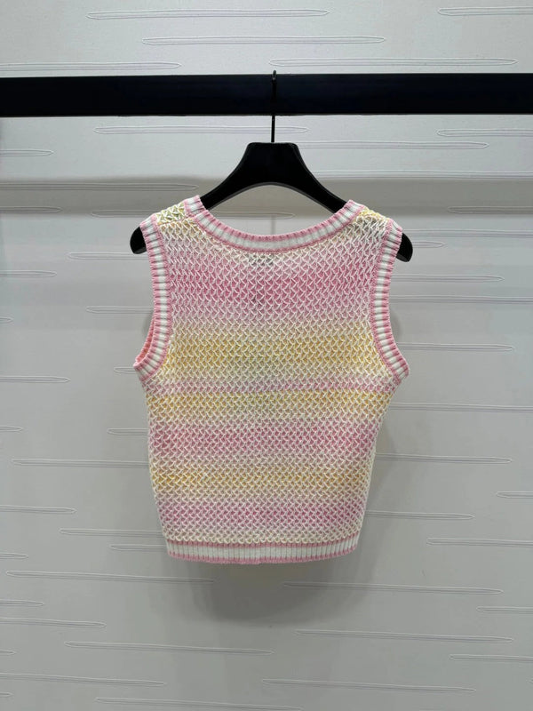 CHANEL SLEEVELESS KNIT VEST 274919