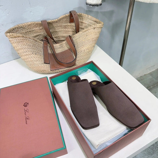 FLAT BUBBLE IN BROWN CANVAS