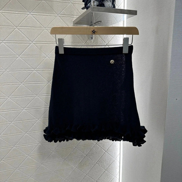 Completo abito cardigan in maglia con volant Chanel 276599