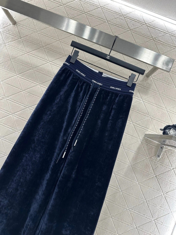 PANTALONI A GAMBA LARGA MIUMIU STYLE 120