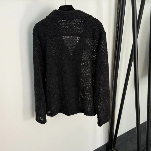 CHANEL 25S LONG-SLEEVE KNIT CARDIGAN STYLE 129