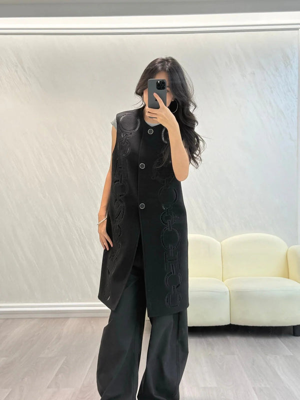 HERMES 25S LONG GILET 099