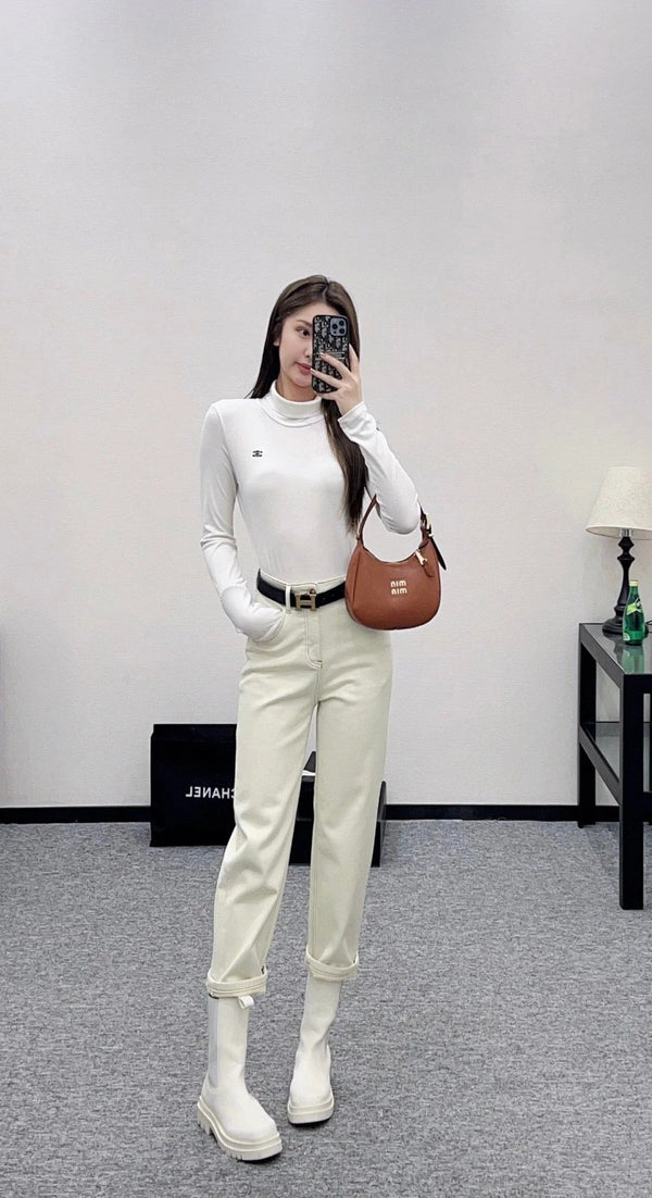 HERMES 25S STRAIGHT-LEG JEANS 083