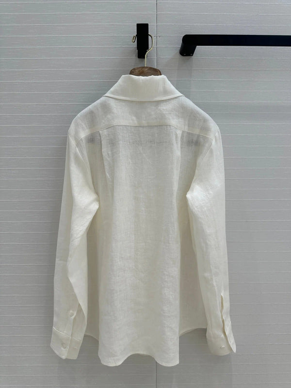 LP WHITE LINEN SHIRT 264286