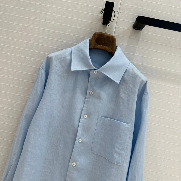 LP BLUE LINEN SHIRT 264280