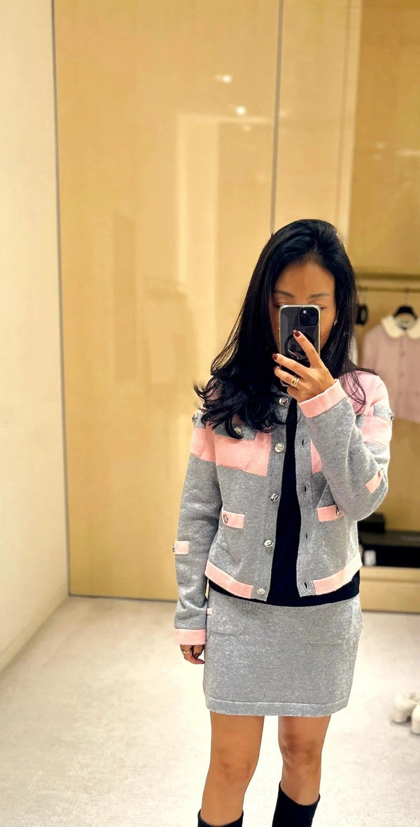 CHANEL CARDIGAN AND SKIRT SET STYLE 57