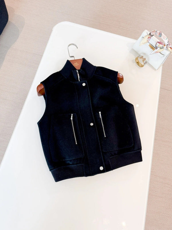 HERMES 25S SLEEVELESS JACKET 121