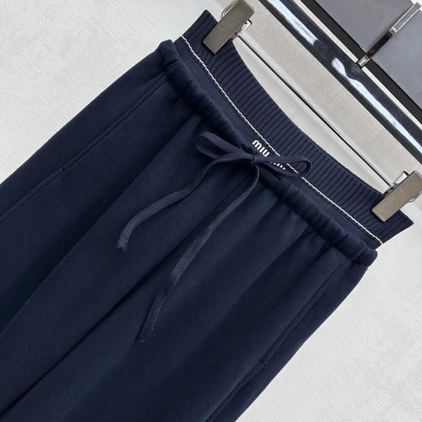 MIUMIU WIDE LEG PANTS STYLE 436