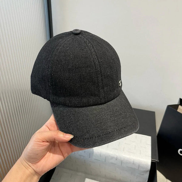 BASEBALL HAT DENIM CHARCOAL GRAY 673993
