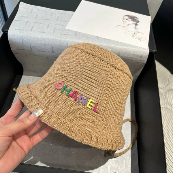 WOVEN BUCKET HAT BROWN 673997