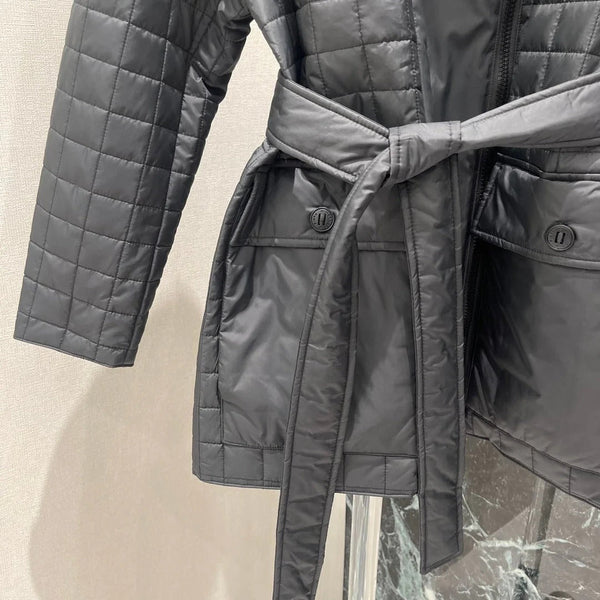 HERMES 25S LONG COTTON COAT 153