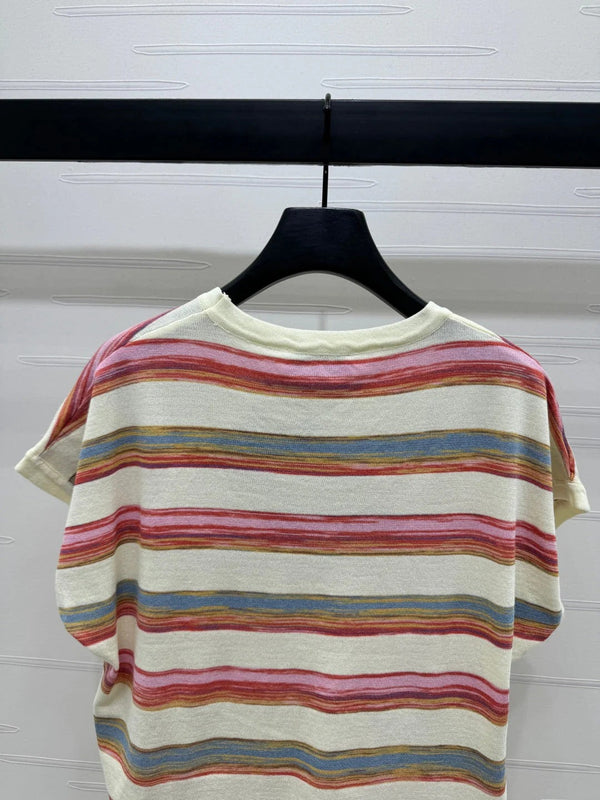 MAGLIONE IN MAGLIA CON MANICHE A VOLANTE MIU 25S 264146