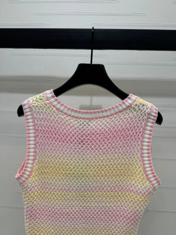 CHANEL SLEEVELESS KNIT VEST 274919