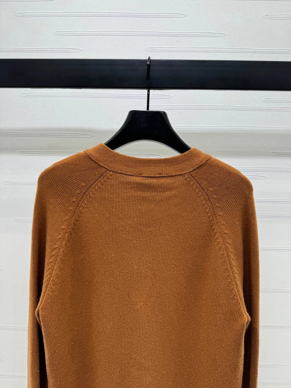 CHANEL HEAVY KNIT CARDIGAN WITH EMBELLISHED FLORAL DETAILS 274877