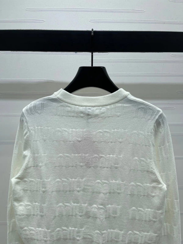 MIUMIU KNITTED SWEATER STYLE 466