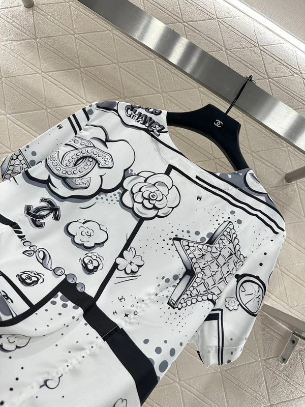 CHANEL 25S SHORT-SLEEVE T-SHIRT STYLE 119