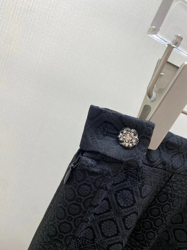 CHANEL 25S STRAIGHT WIDE-LEG PANTS STYLE 155