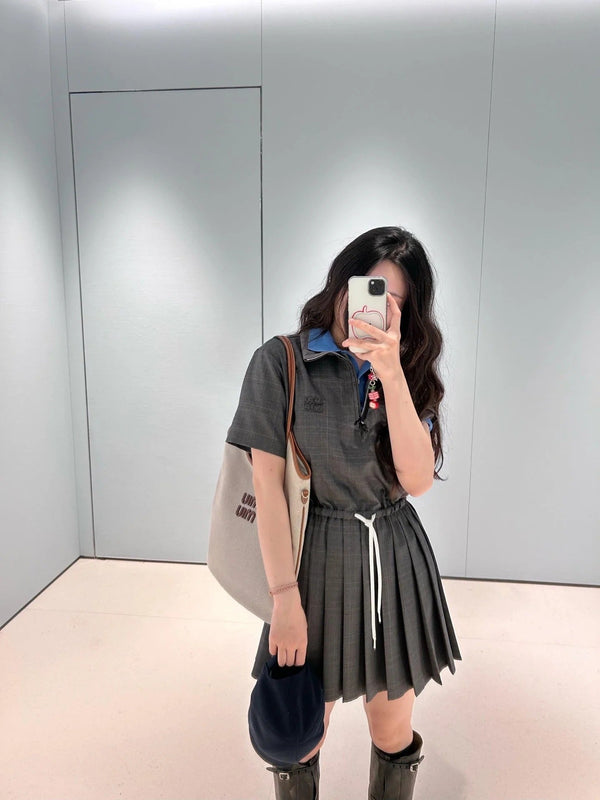 MIUMIU PLEATED DRESS STYLE 19