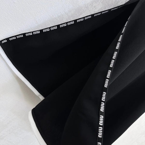 MIU 25S ABITO LUNGO A GILET IN ACETATO 264519