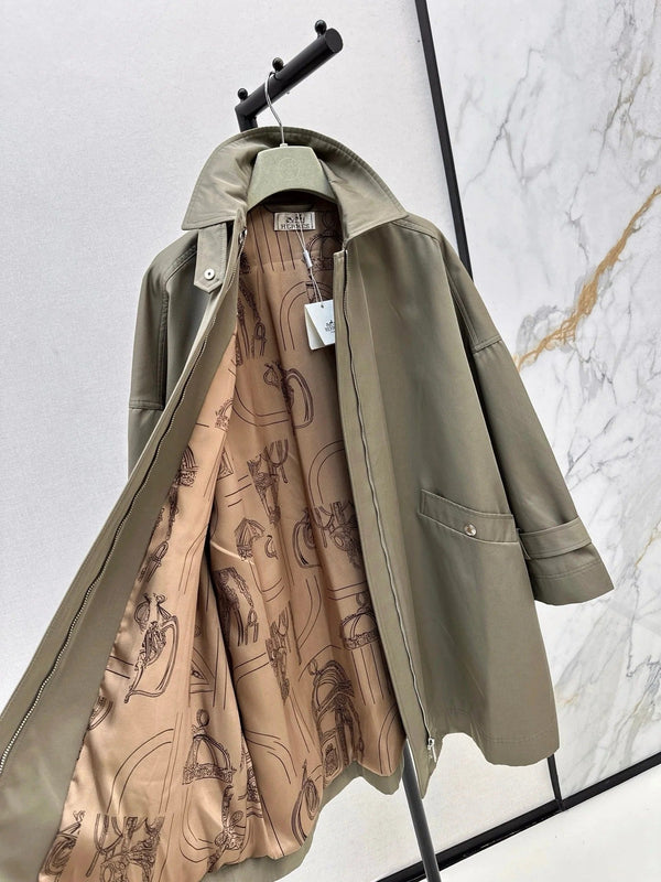 HERMES 25S TRENCH COAT 023