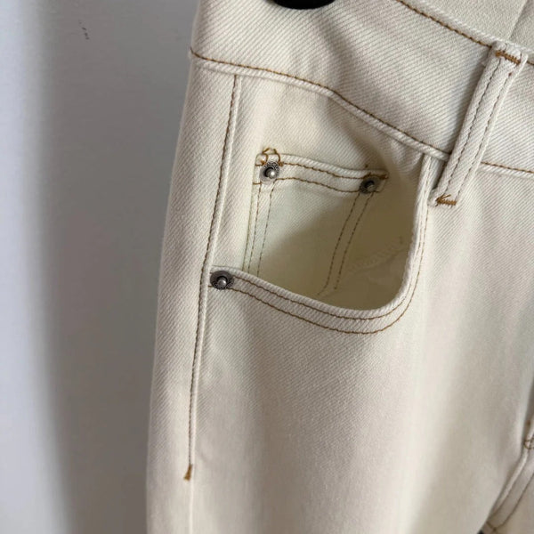 LP HIGH-WAISTED DENIM PANTS STYLE 12