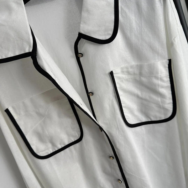 CHANEL 25S LONG-SLEEVE SHIRT STYLE 126