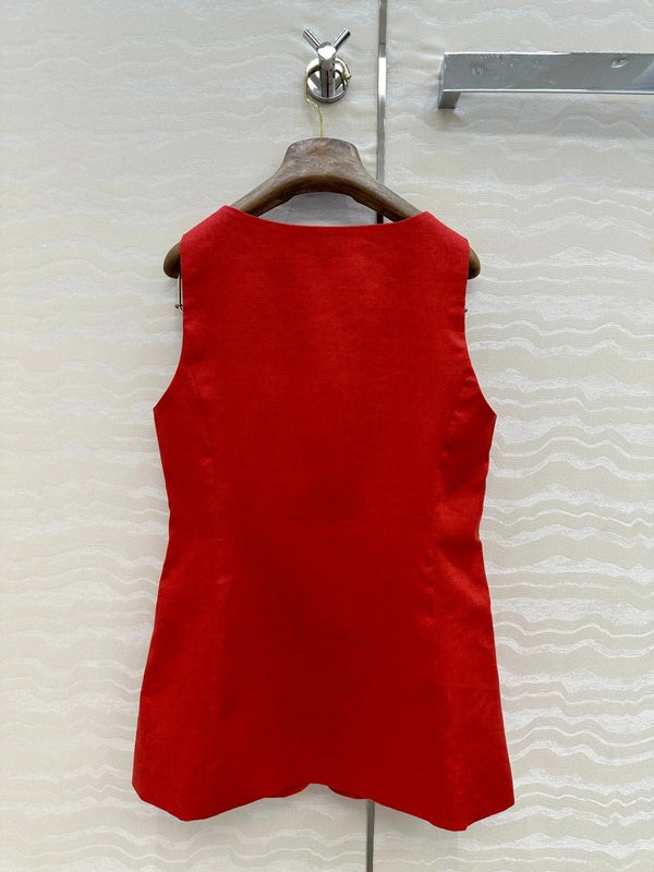 LP SLEEVELESS LINEN BLAZER 272246