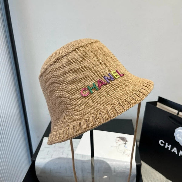 WOVEN BUCKET HAT BROWN 673997