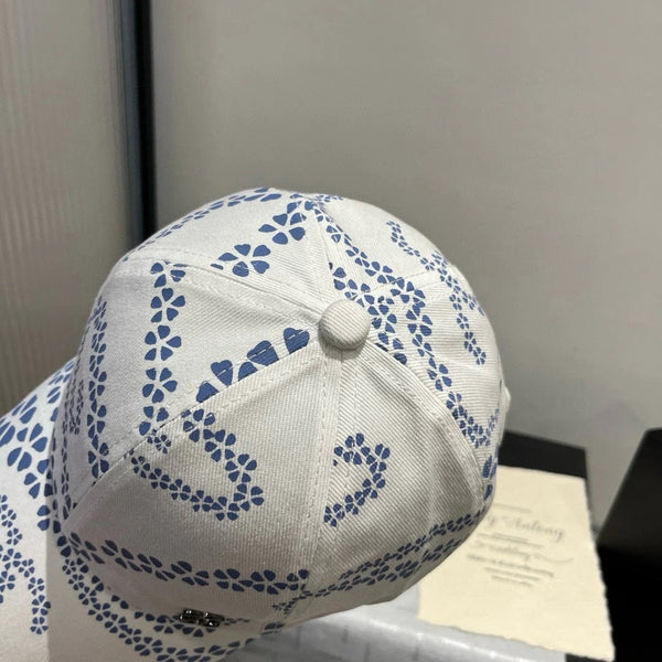 BASEBALL HAT WHITE PATTERN 674029