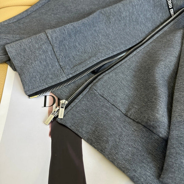 MIUMIU HOODED FLEECE JACKET STYLE 452