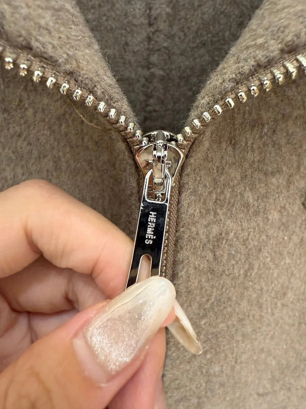 HERMES 25S WOOL COAT 100