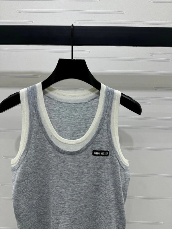 MIUMIU SLEEVELESS TOP 269404