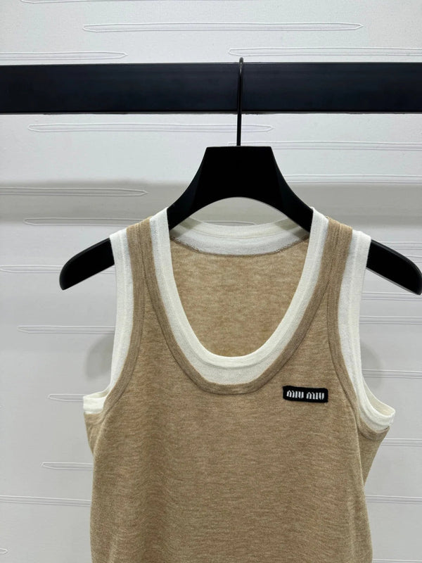 MIUMIU SLEEVELESS TOP 269402