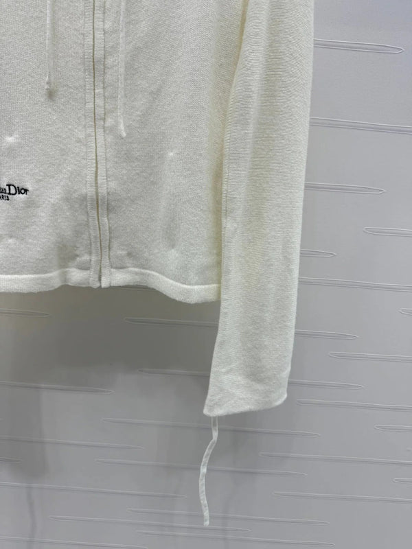 DIOR HOODED LONG-SLEEVE CARDIGAN 274929