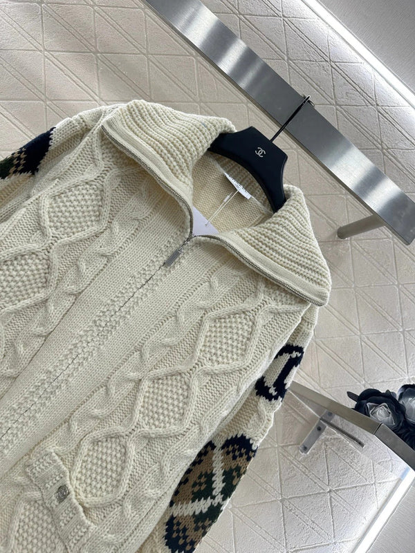 CHANEL 25S ZIPPERED CARDIGAN STYLE 115