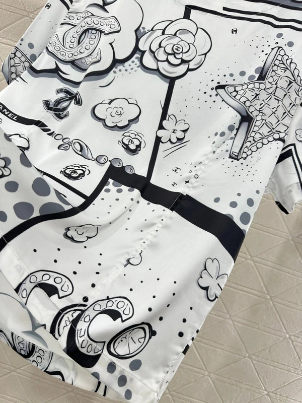 CHANEL 25S SHORT-SLEEVE T-SHIRT STYLE 119