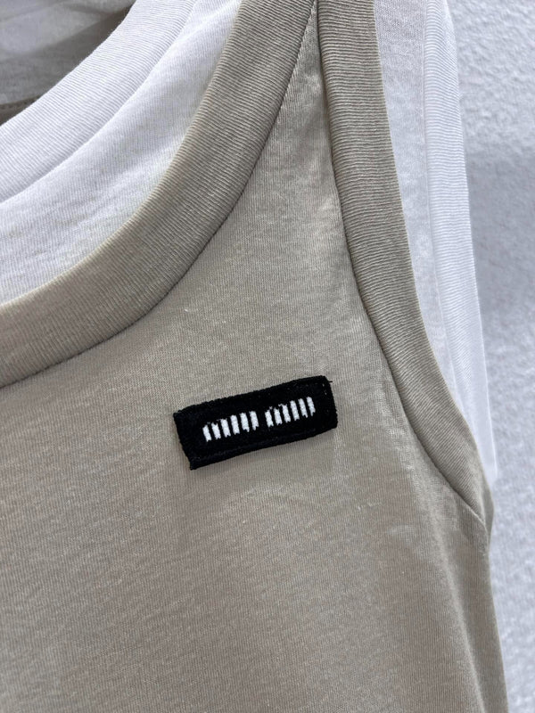 MIUMIU SLEEVELESS TOP 268911